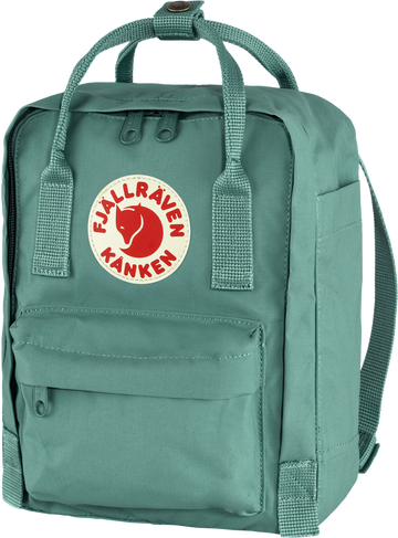 deep black kanken mini backpack